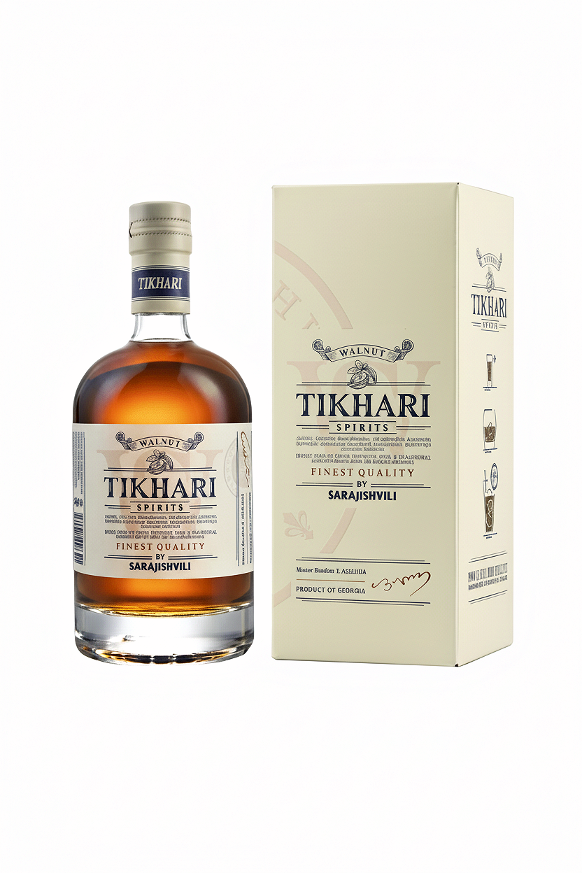 Sarajishvili Tikhari Georgian Brandy – Premium Walnut & Oak Aged