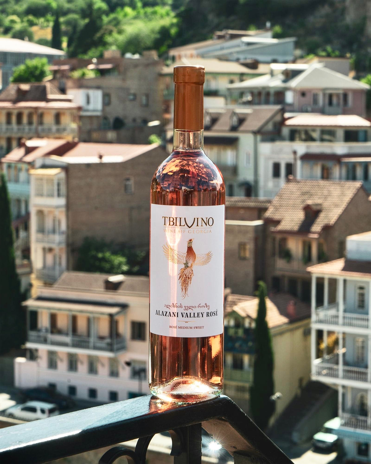 Alazani Valley Rosé Georgian Wine | Semi-Sweet Rosé | Kakheti